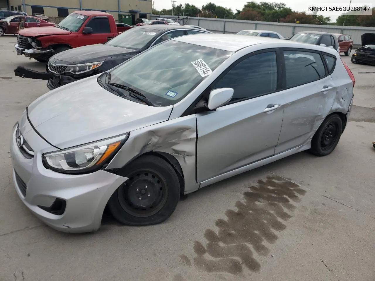 KMHCT5AE6GU288147 2016 Hyundai Accent Se