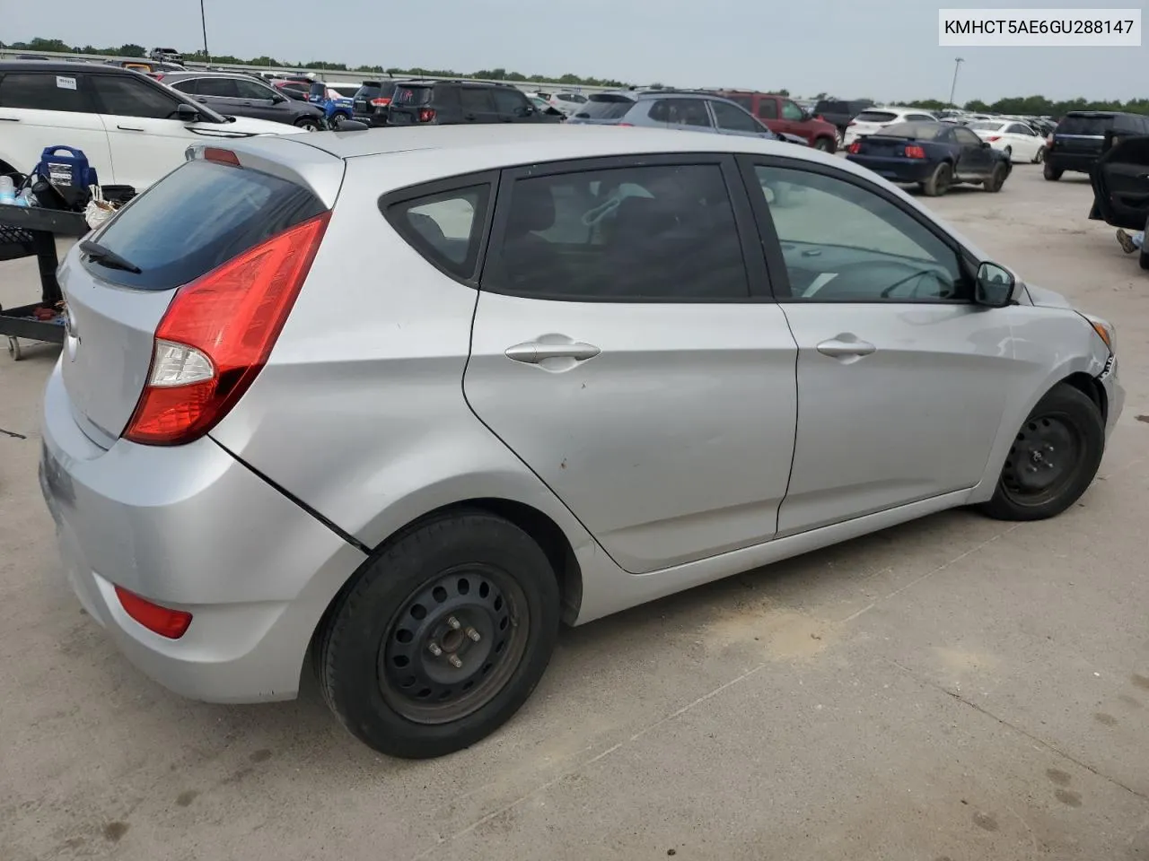 2016 Hyundai Accent Se VIN: KMHCT5AE6GU288147 Lot: 66497114