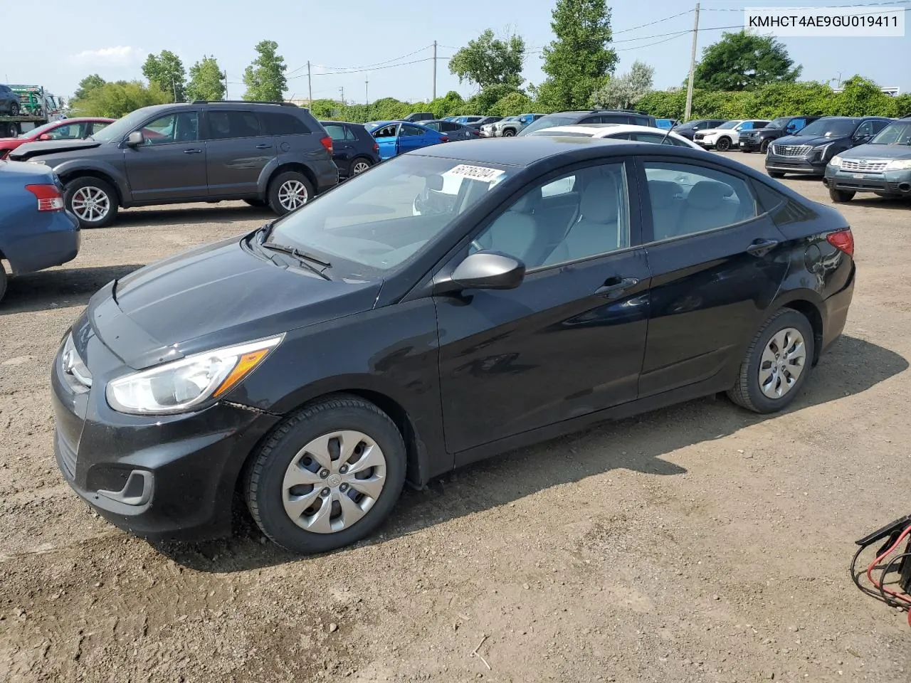 2016 Hyundai Accent Se VIN: KMHCT4AE9GU019411 Lot: 66786204