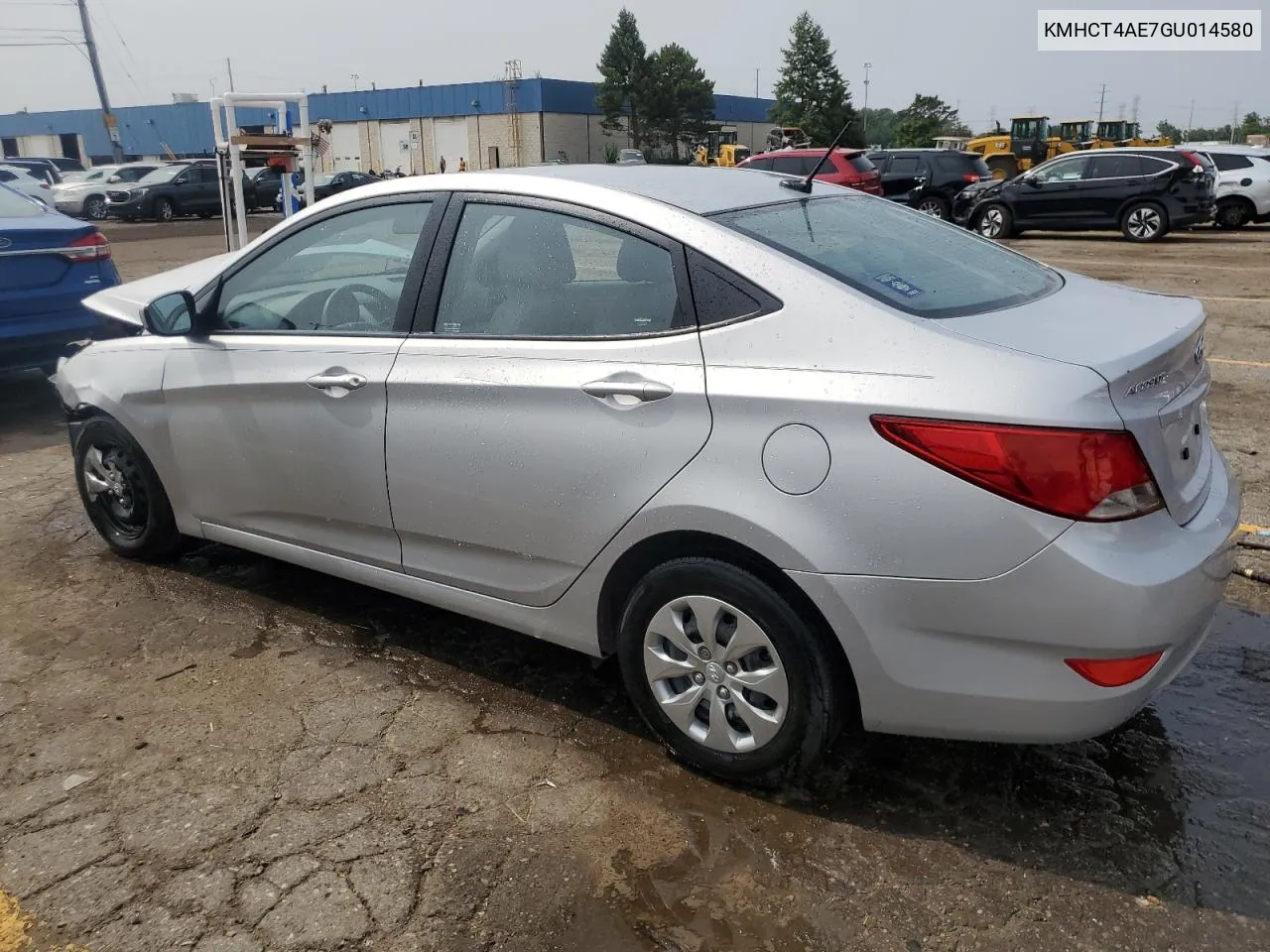 2016 Hyundai Accent Se VIN: KMHCT4AE7GU014580 Lot: 67092204