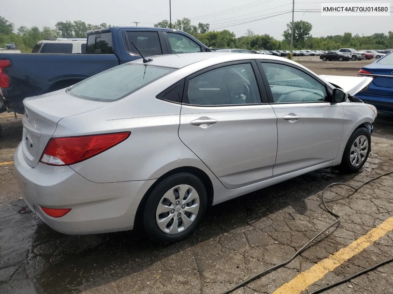 2016 Hyundai Accent Se VIN: KMHCT4AE7GU014580 Lot: 67092204