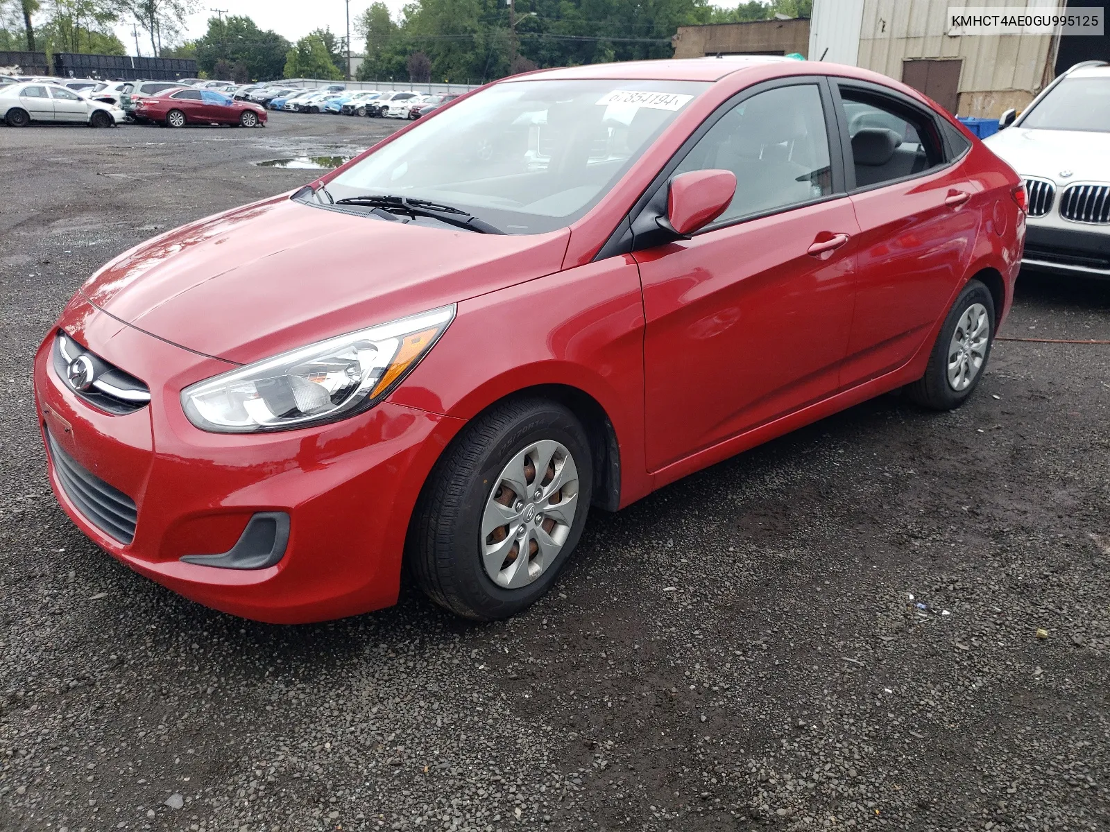 KMHCT4AE0GU995125 2016 Hyundai Accent Se