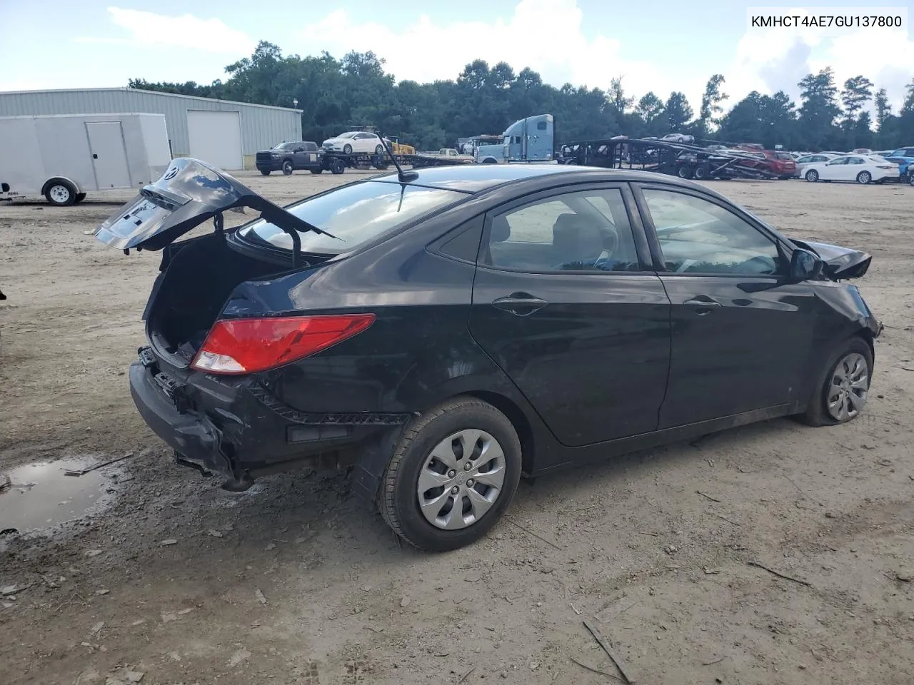 2016 Hyundai Accent Se VIN: KMHCT4AE7GU137800 Lot: 67919074