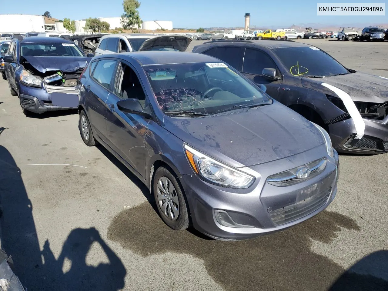 KMHCT5AE0GU294896 2016 Hyundai Accent Se