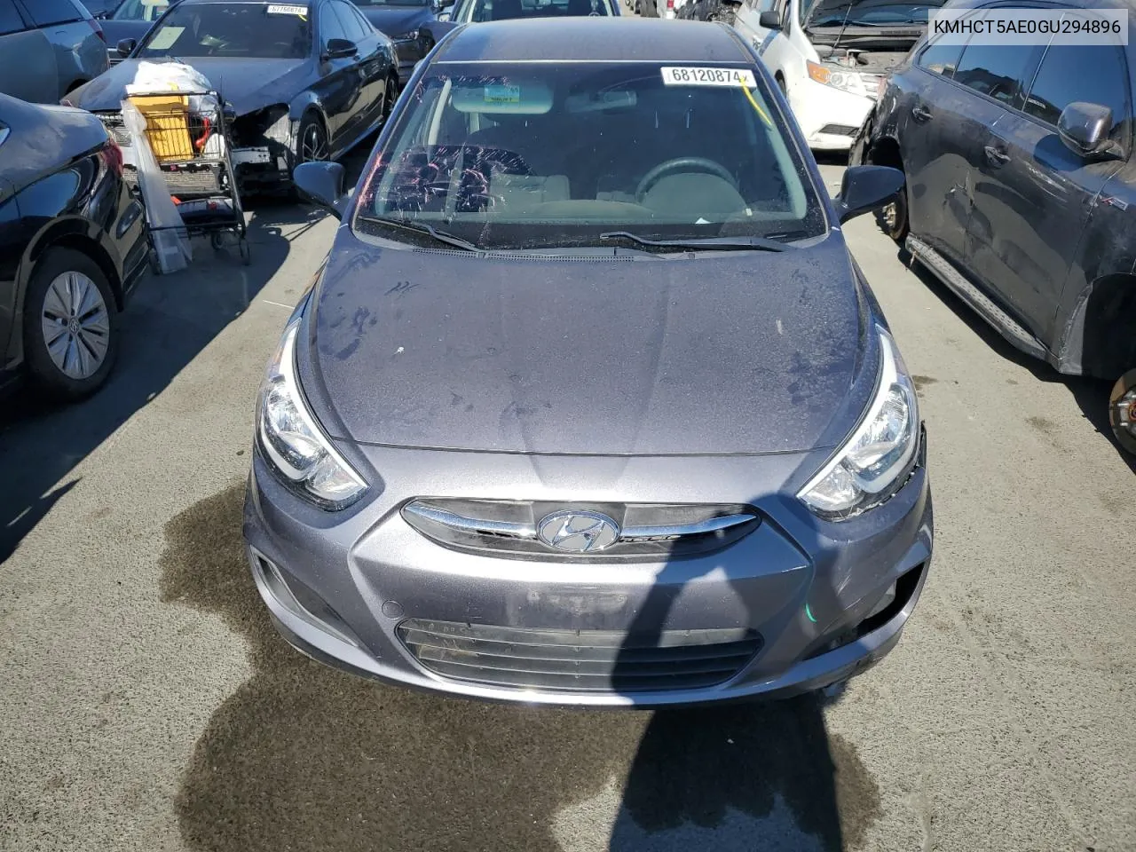 KMHCT5AE0GU294896 2016 Hyundai Accent Se