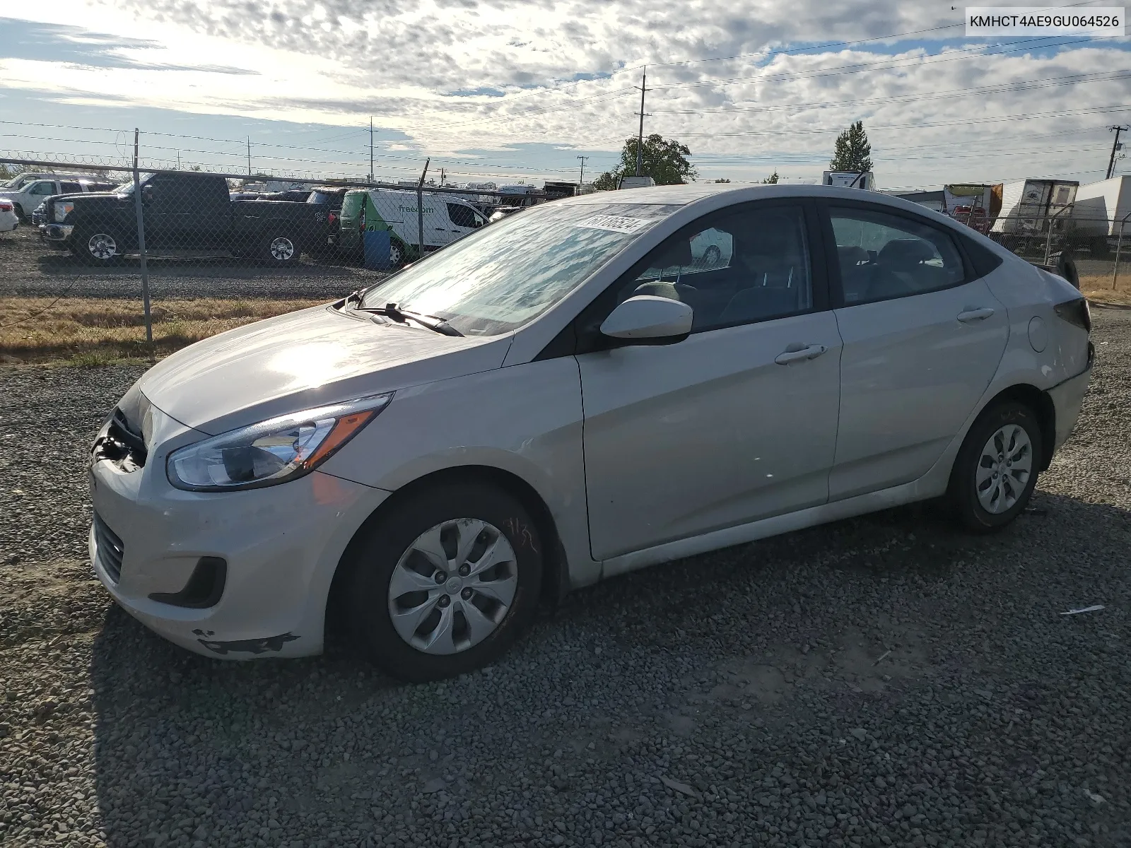 2016 Hyundai Accent Se VIN: KMHCT4AE9GU064526 Lot: 68186524