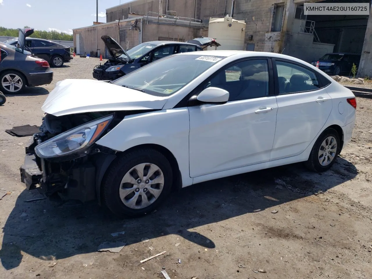 KMHCT4AE2GU160725 2016 Hyundai Accent Se