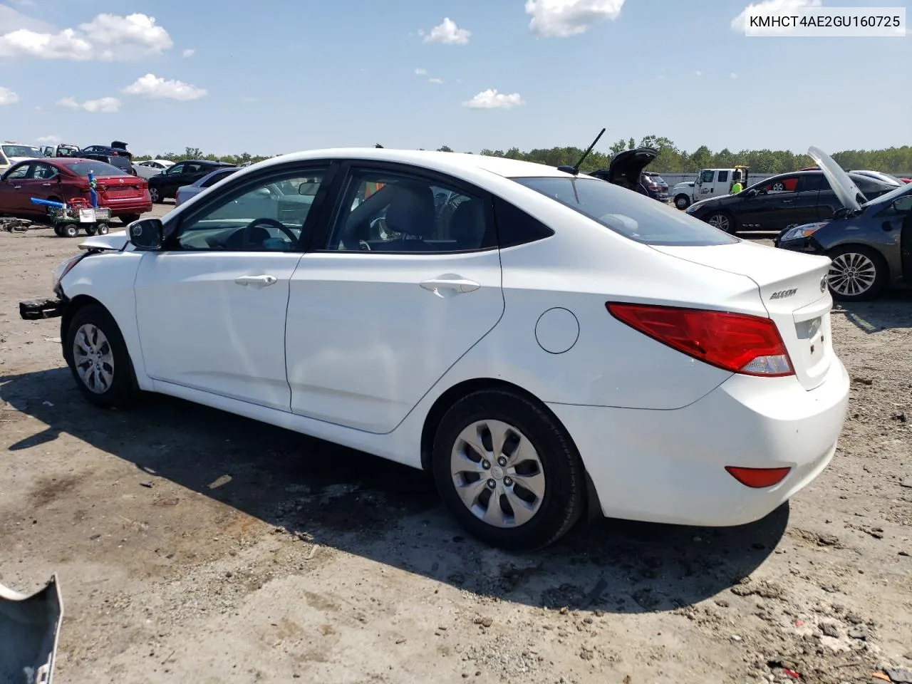 KMHCT4AE2GU160725 2016 Hyundai Accent Se