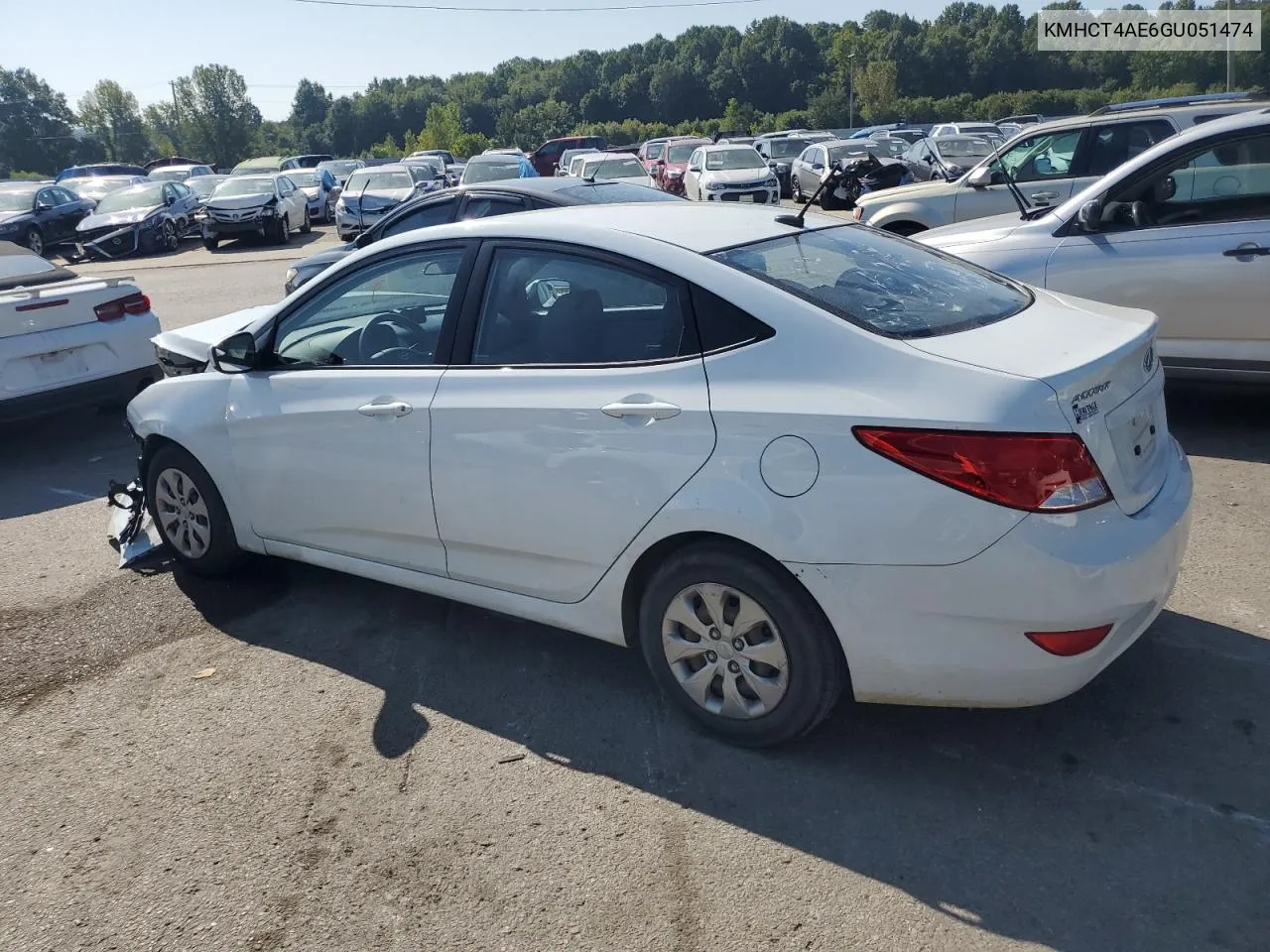 2016 Hyundai Accent Se VIN: KMHCT4AE6GU051474 Lot: 68427984