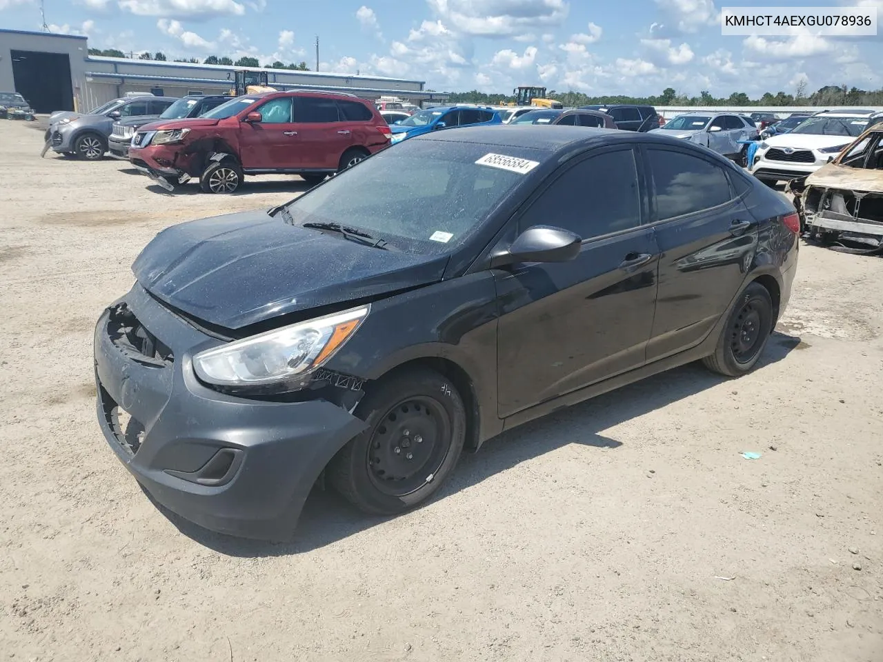 2016 Hyundai Accent Se VIN: KMHCT4AEXGU078936 Lot: 68556584