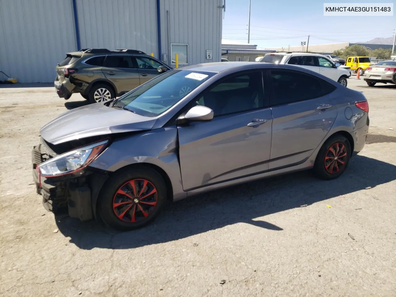 KMHCT4AE3GU151483 2016 Hyundai Accent Se