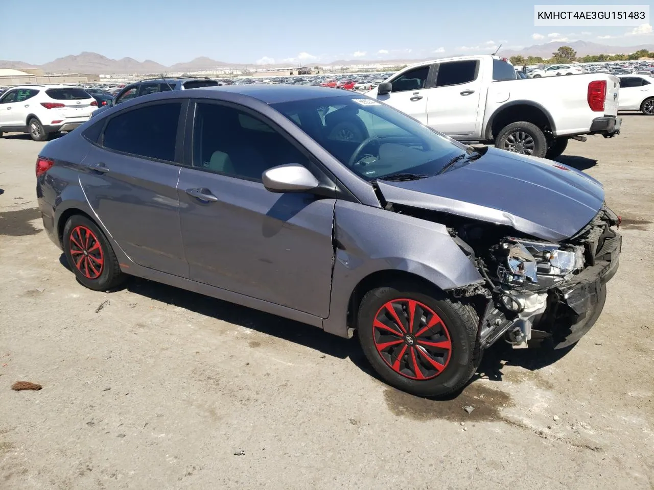 KMHCT4AE3GU151483 2016 Hyundai Accent Se