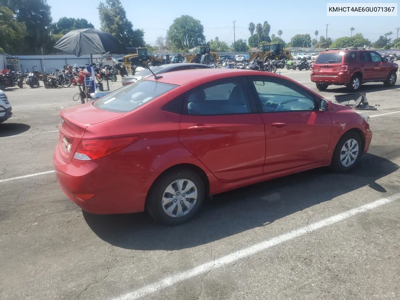 2016 Hyundai Accent Se VIN: KMHCT4AE6GU071367 Lot: 69134124