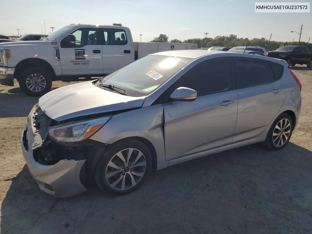 2016 Hyundai Accent Sport VIN: KMHCU5AE1GU237572 Lot: 69176884