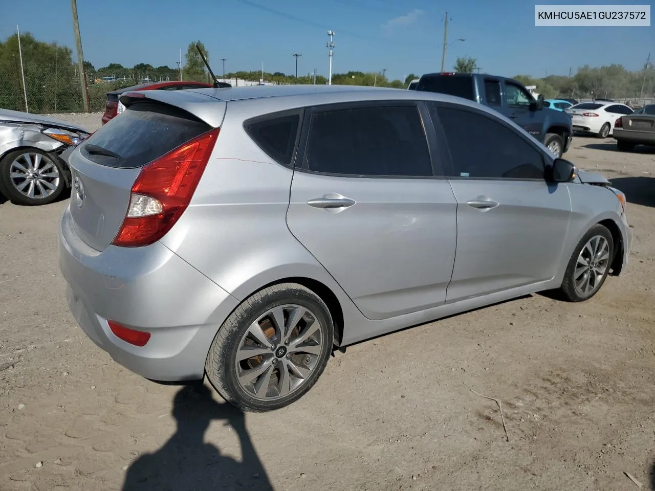 2016 Hyundai Accent Sport VIN: KMHCU5AE1GU237572 Lot: 69176884