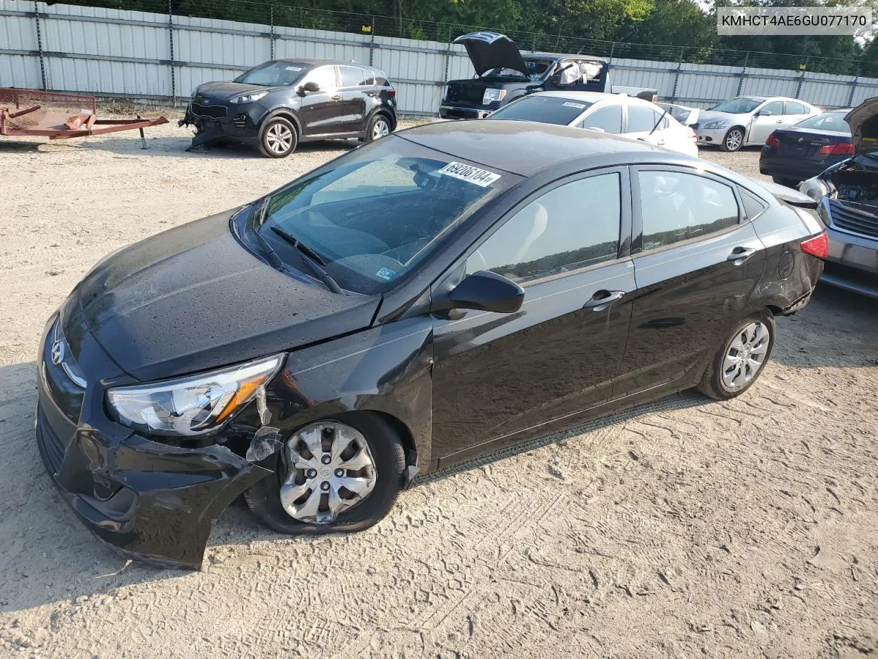 2016 Hyundai Accent Se VIN: KMHCT4AE6GU077170 Lot: 69206184