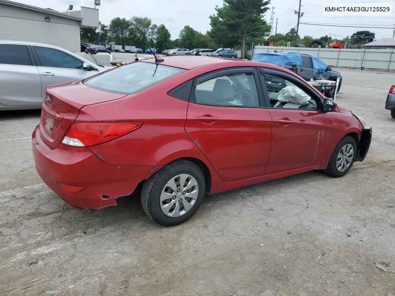 2016 Hyundai Accent Se VIN: KMHCT4AE3GU125529 Lot: 69375454