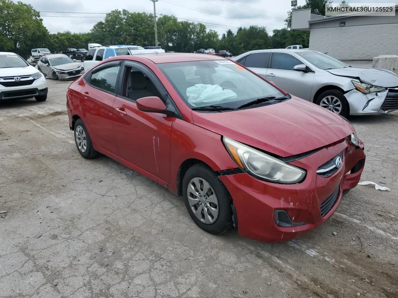 2016 Hyundai Accent Se VIN: KMHCT4AE3GU125529 Lot: 69375454