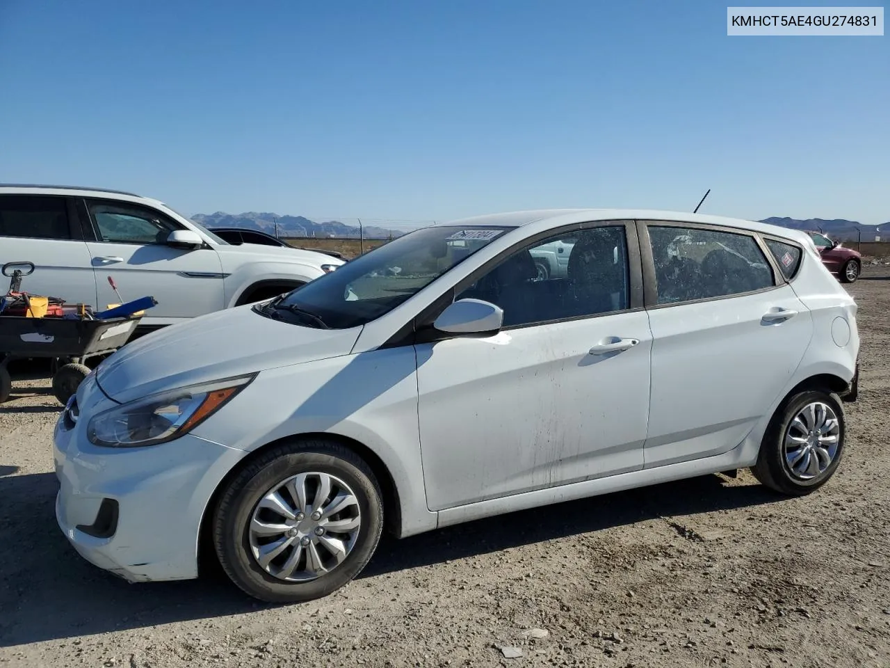 2016 Hyundai Accent Se VIN: KMHCT5AE4GU274831 Lot: 69417304