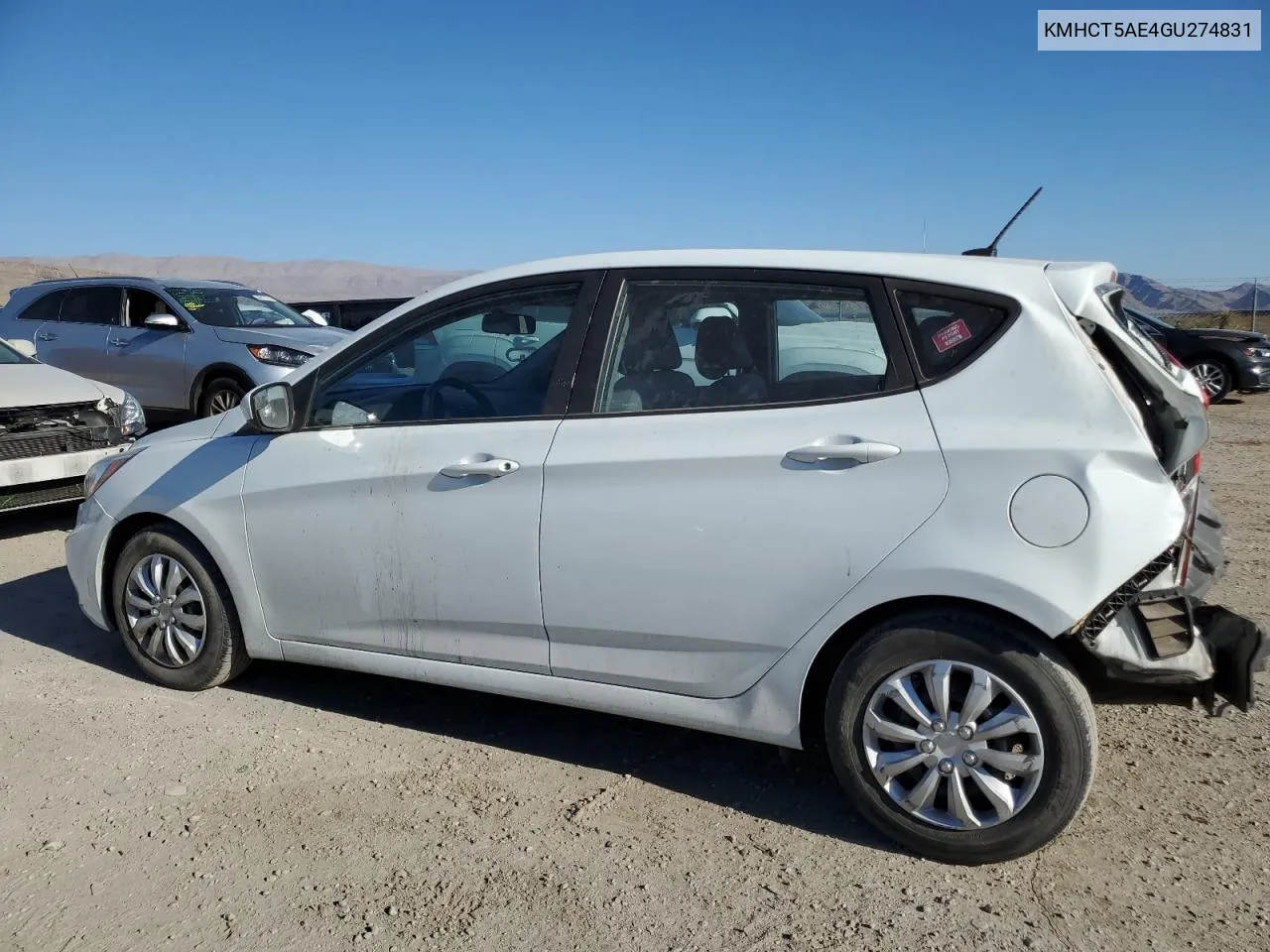 KMHCT5AE4GU274831 2016 Hyundai Accent Se