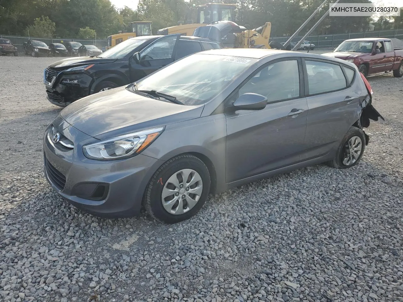 2016 Hyundai Accent Se VIN: KMHCT5AE2GU280370 Lot: 69621894