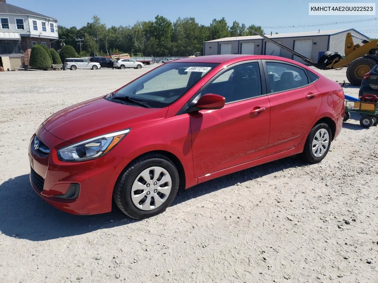 2016 Hyundai Accent Se VIN: KMHCT4AE2GU022523 Lot: 69677214