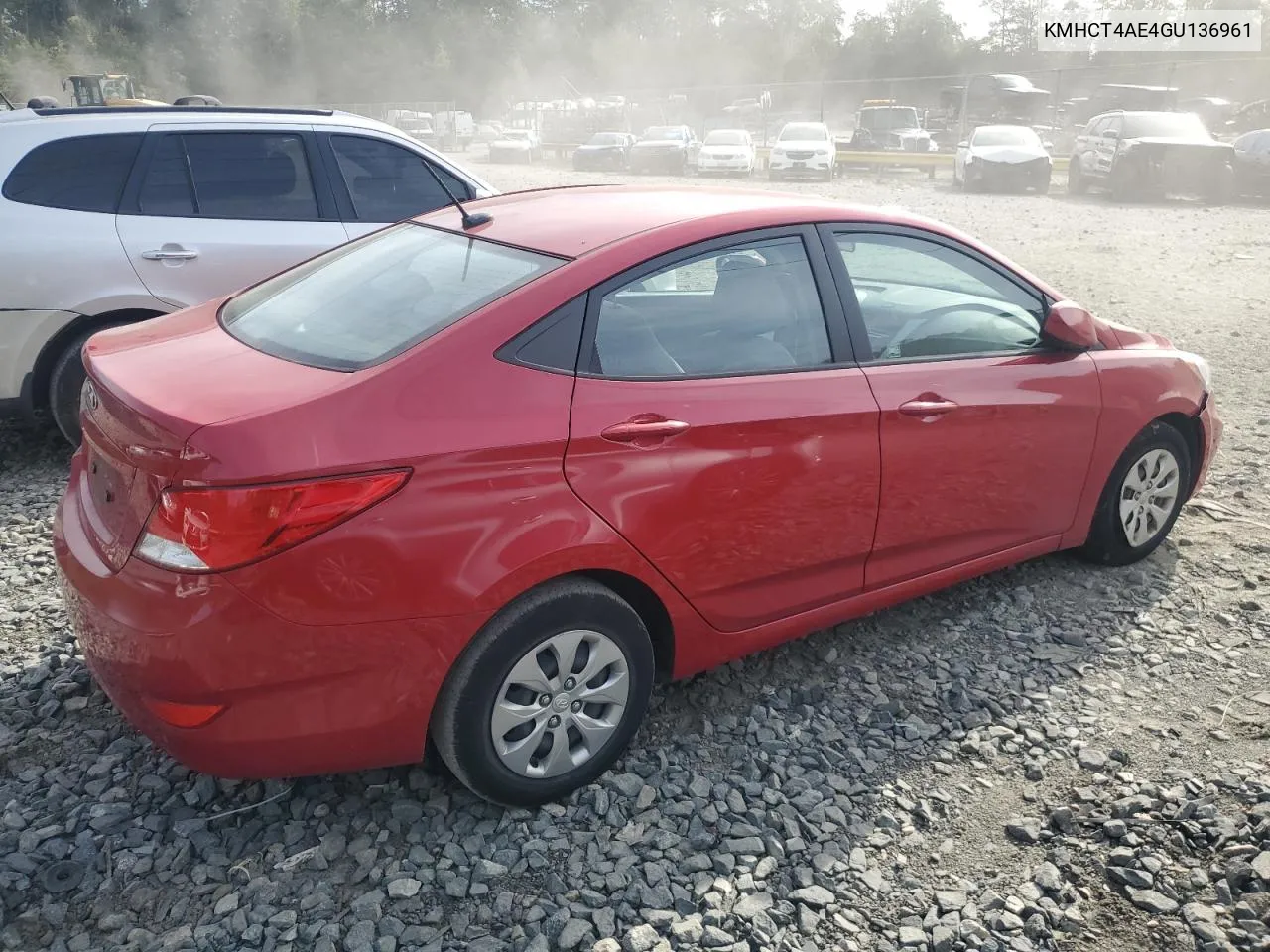 2016 Hyundai Accent Se VIN: KMHCT4AE4GU136961 Lot: 69950234