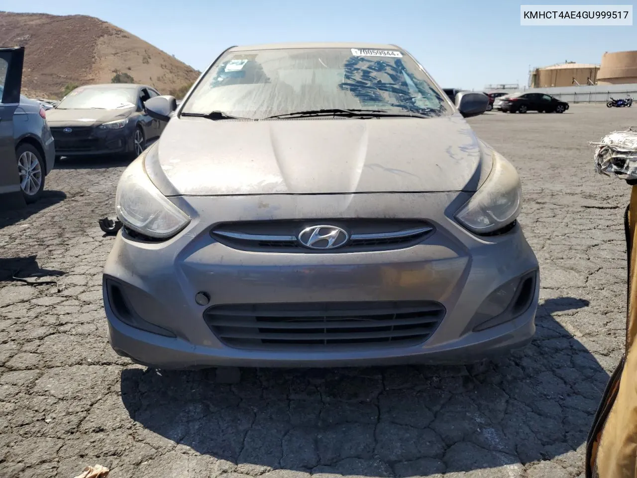 2016 Hyundai Accent Se VIN: KMHCT4AE4GU999517 Lot: 70059944