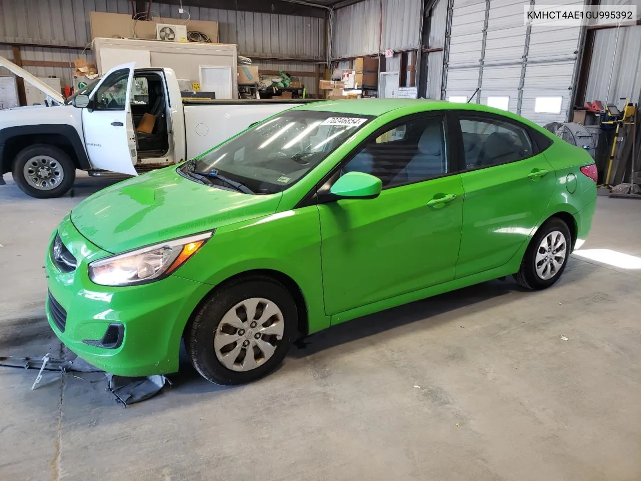 KMHCT4AE1GU995392 2016 Hyundai Accent Se