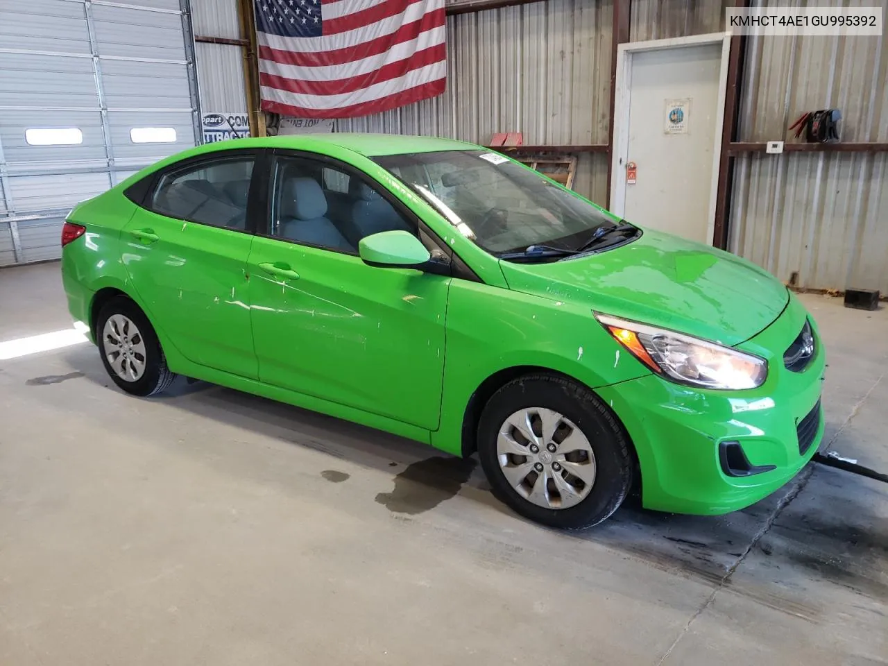 2016 Hyundai Accent Se VIN: KMHCT4AE1GU995392 Lot: 70246854