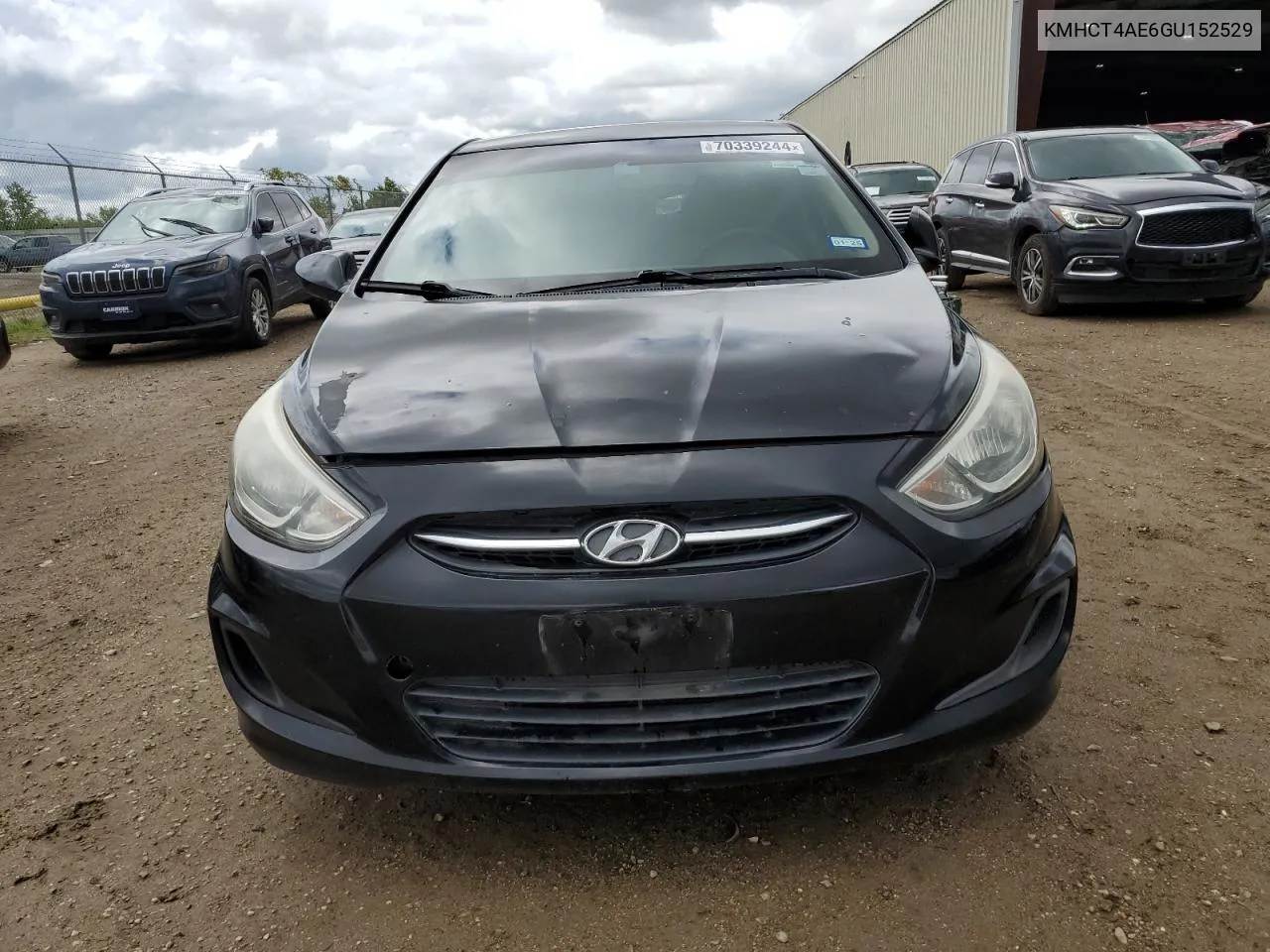 2016 Hyundai Accent Se VIN: KMHCT4AE6GU152529 Lot: 70339244