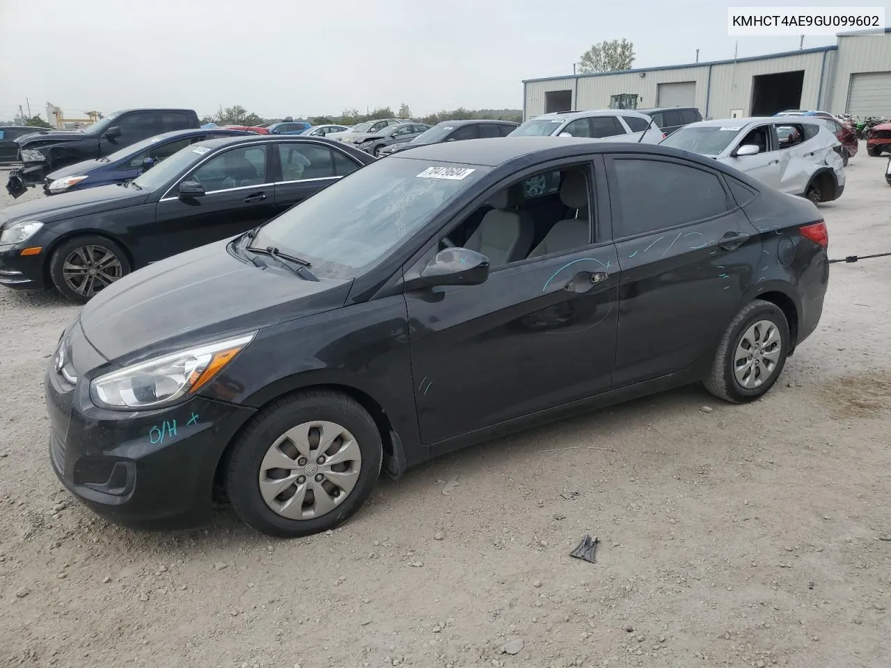 2016 Hyundai Accent Se VIN: KMHCT4AE9GU099602 Lot: 70479604