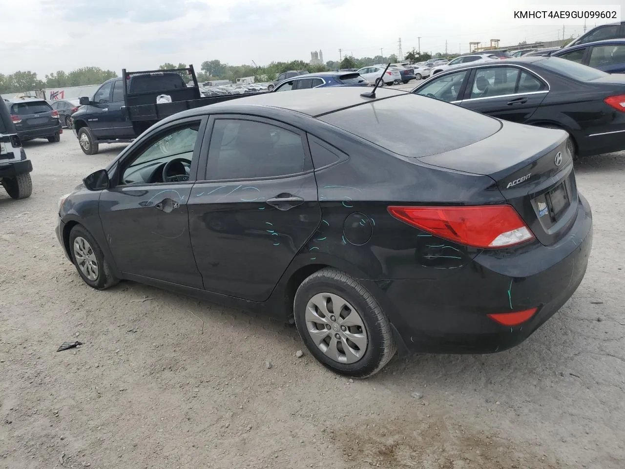 2016 Hyundai Accent Se VIN: KMHCT4AE9GU099602 Lot: 70479604