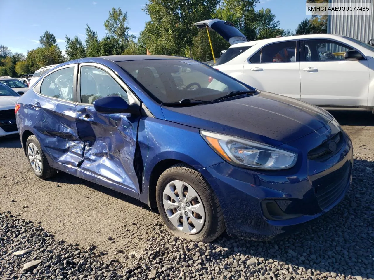 2016 Hyundai Accent Se VIN: KMHCT4AE9GU077485 Lot: 70660704