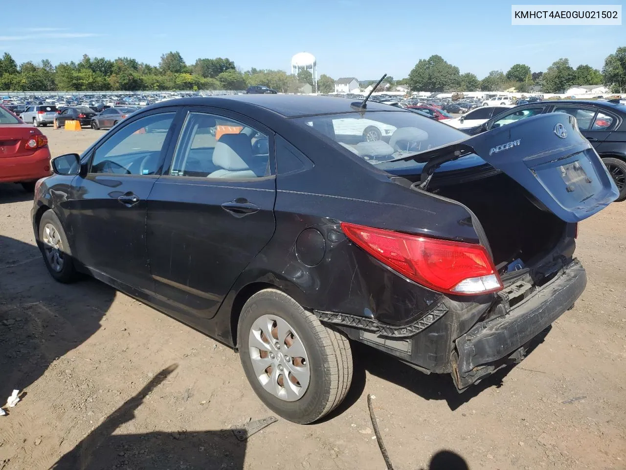 2016 Hyundai Accent Se VIN: KMHCT4AE0GU021502 Lot: 70698824