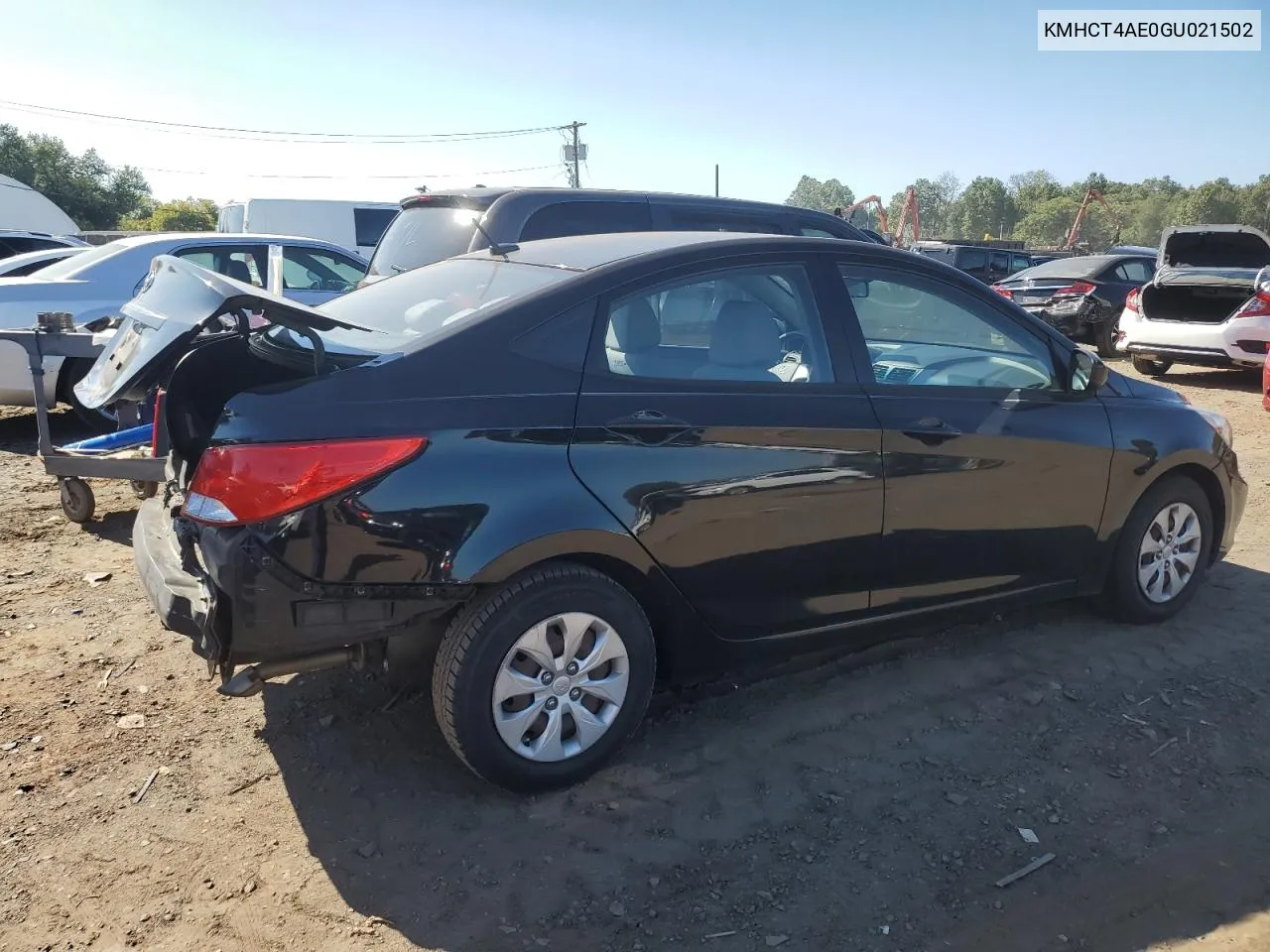 2016 Hyundai Accent Se VIN: KMHCT4AE0GU021502 Lot: 70698824