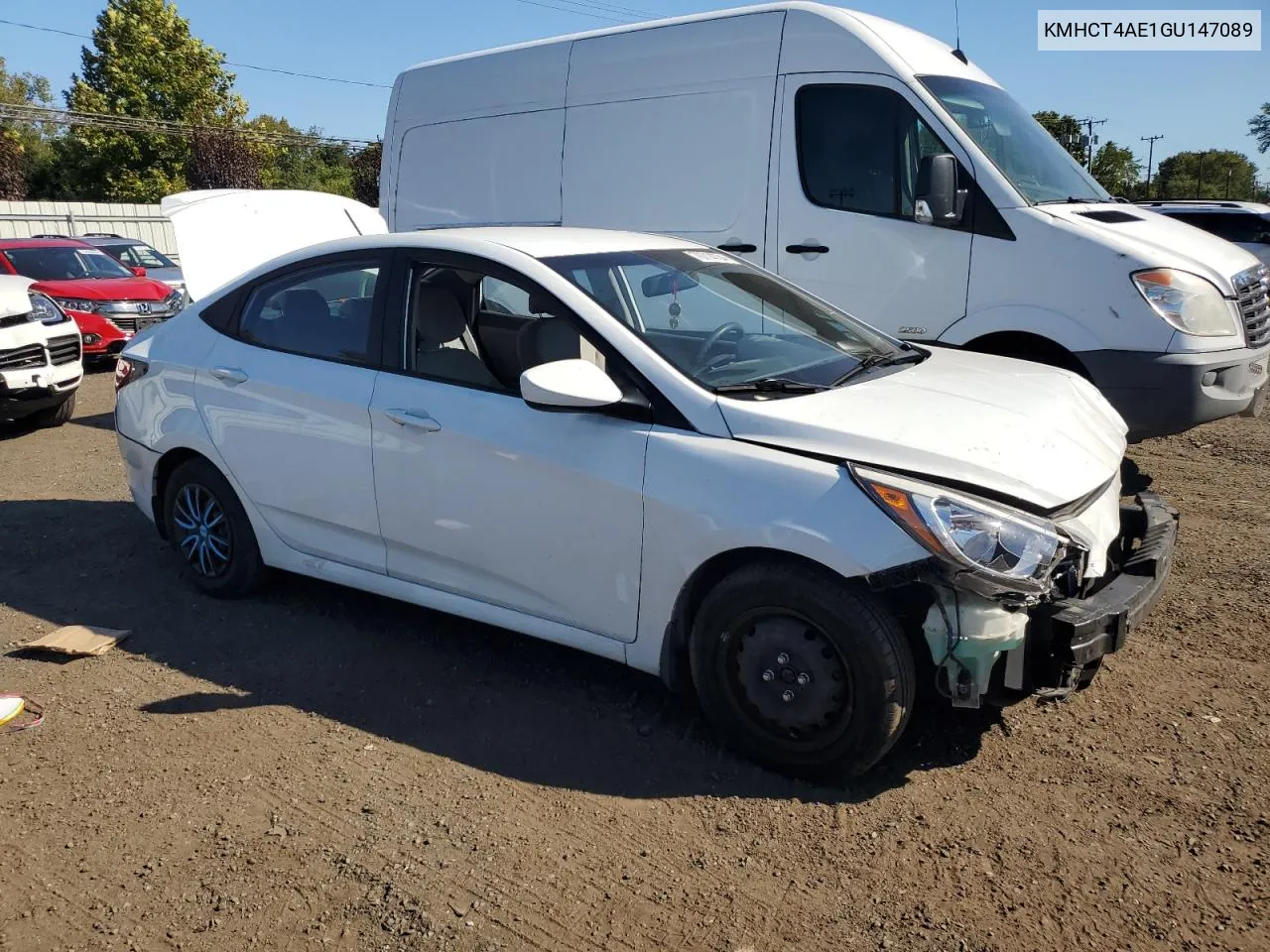 2016 Hyundai Accent Se VIN: KMHCT4AE1GU147089 Lot: 70714734