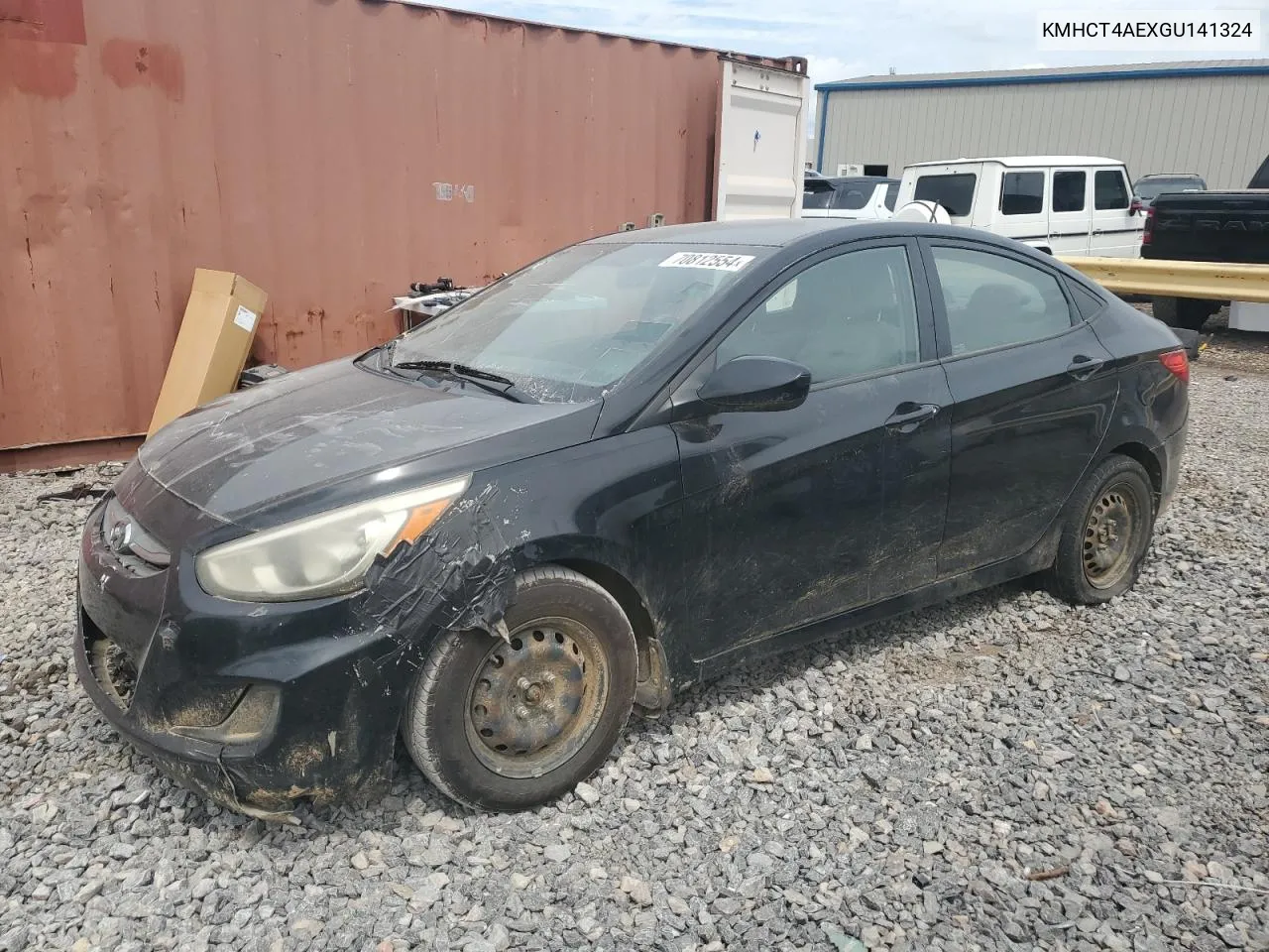 2016 Hyundai Accent Se VIN: KMHCT4AEXGU141324 Lot: 70812554