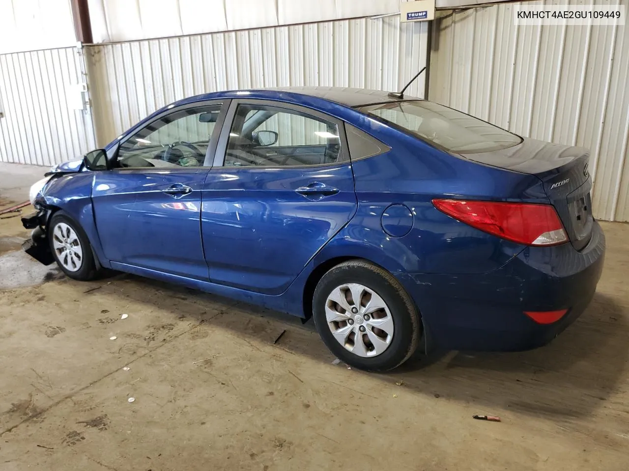 2016 Hyundai Accent Se VIN: KMHCT4AE2GU109449 Lot: 70986434