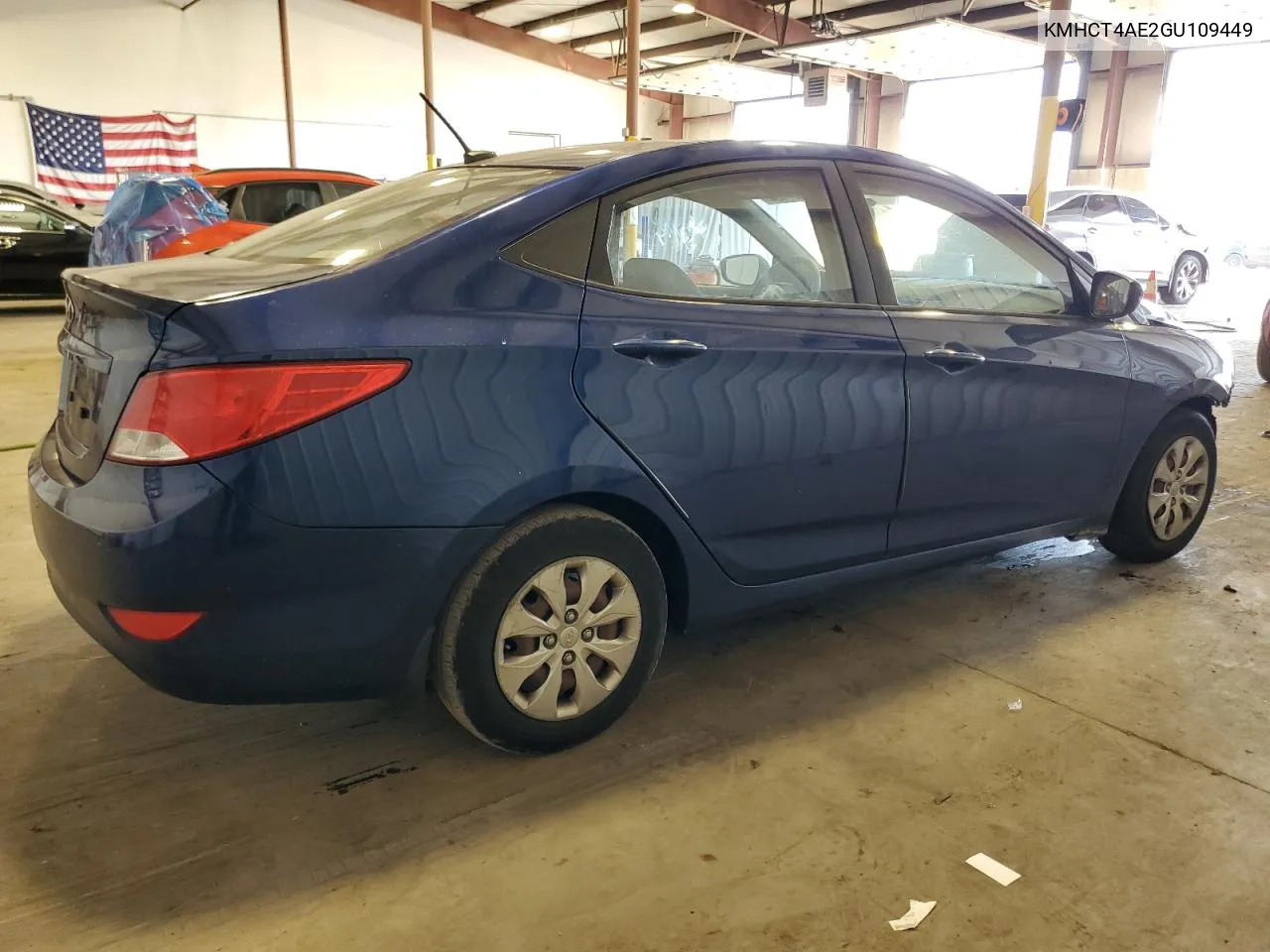 2016 Hyundai Accent Se VIN: KMHCT4AE2GU109449 Lot: 70986434