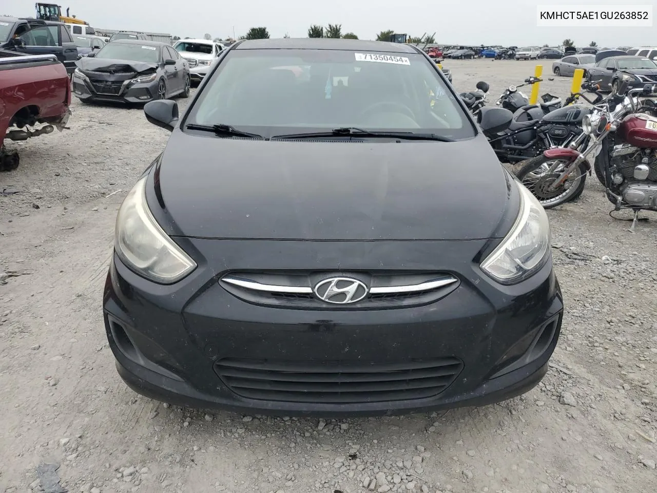 2016 Hyundai Accent Se VIN: KMHCT5AE1GU263852 Lot: 71350454