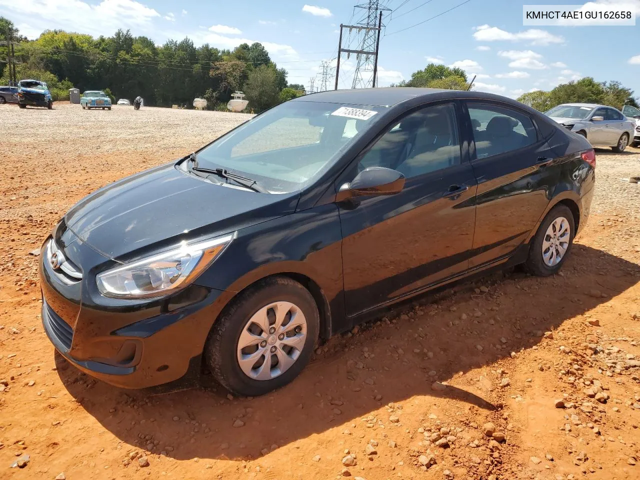 2016 Hyundai Accent Se VIN: KMHCT4AE1GU162658 Lot: 71388394