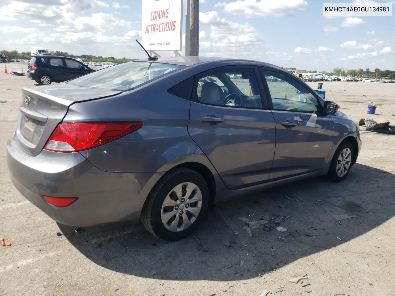 KMHCT4AE0GU134981 2016 Hyundai Accent Se