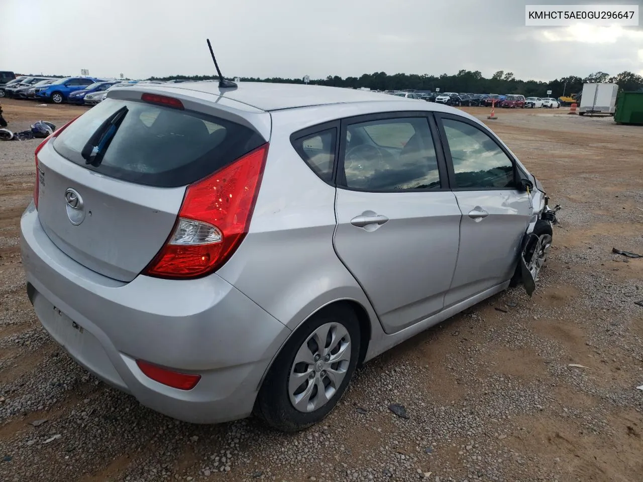 2016 Hyundai Accent Se VIN: KMHCT5AE0GU296647 Lot: 71606444