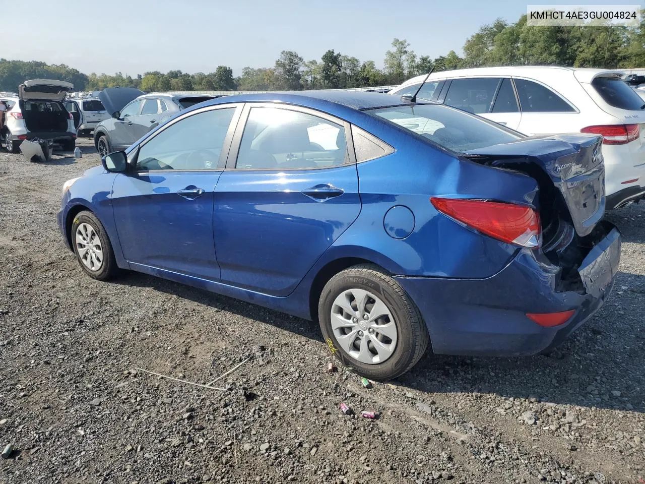 KMHCT4AE3GU004824 2016 Hyundai Accent Se