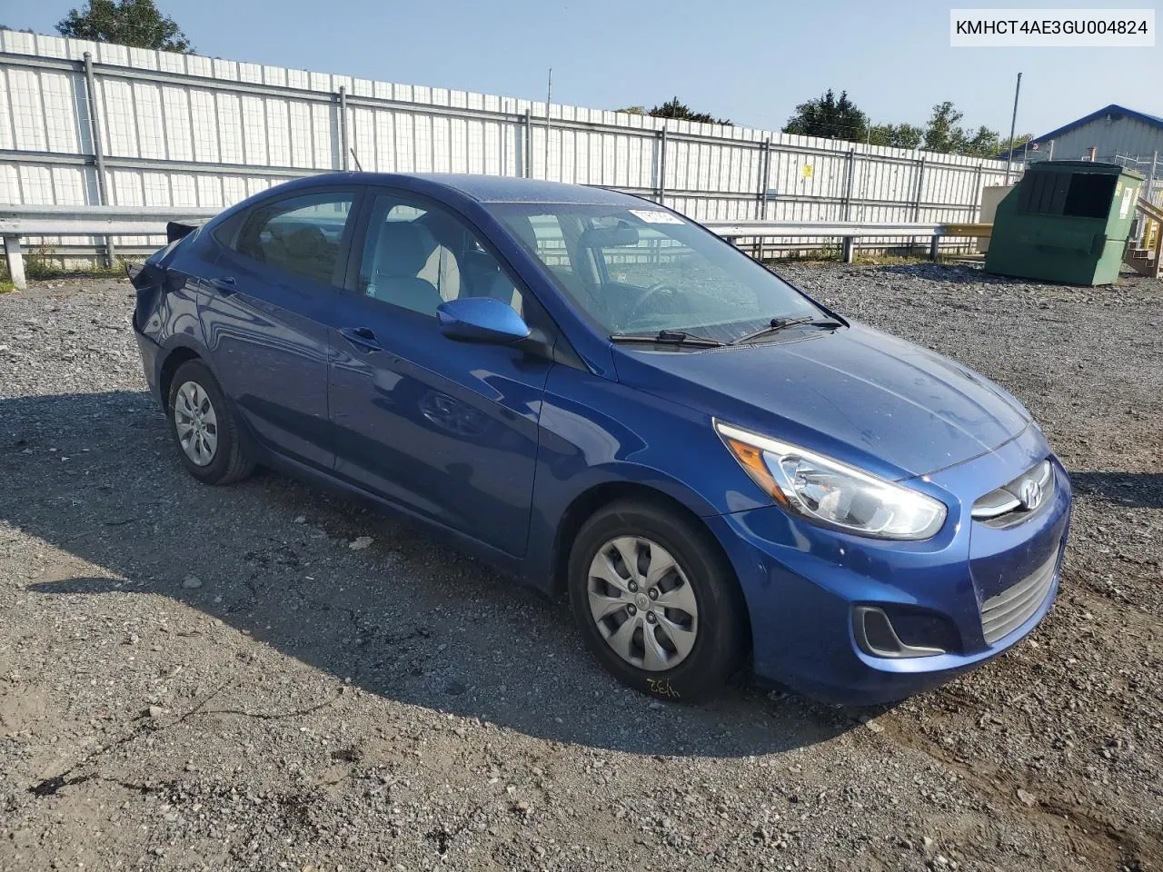 KMHCT4AE3GU004824 2016 Hyundai Accent Se