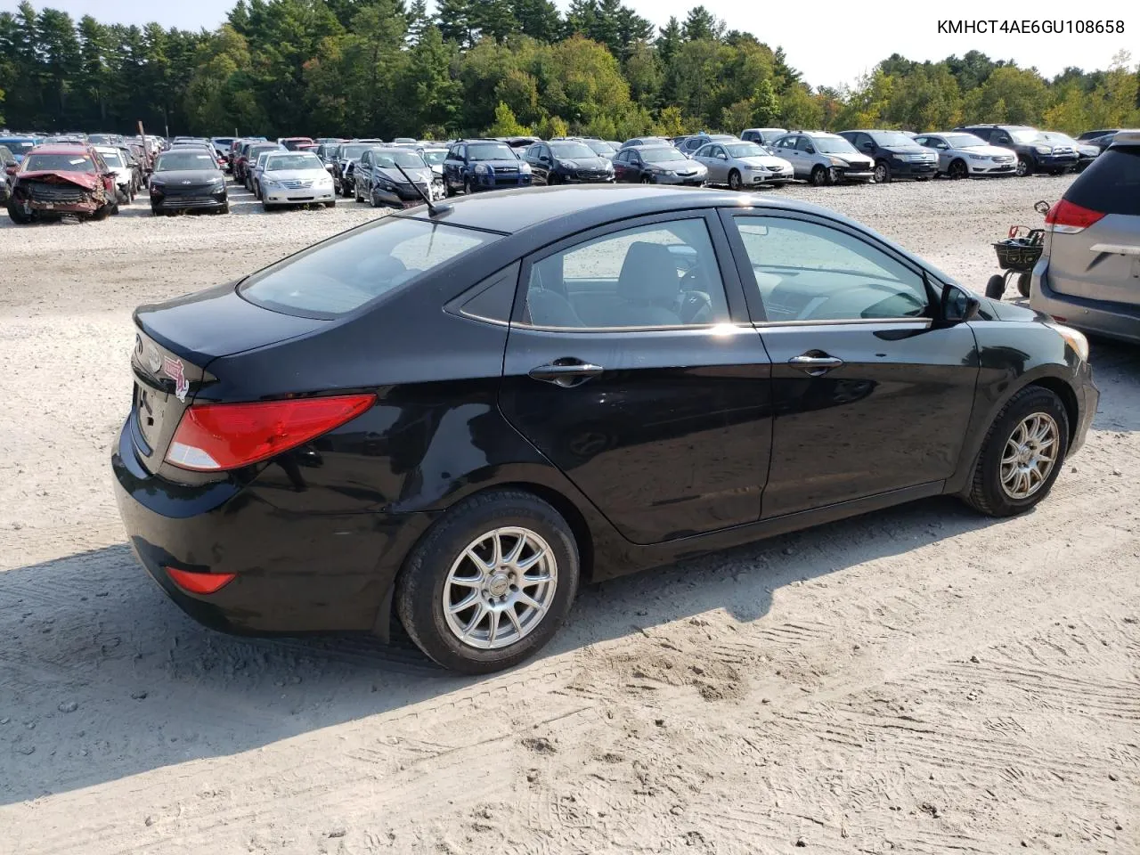 2016 Hyundai Accent Se VIN: KMHCT4AE6GU108658 Lot: 71629164