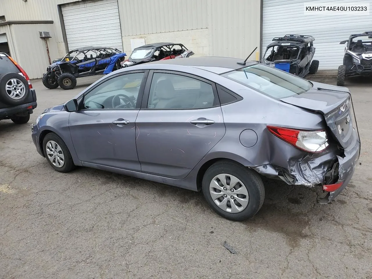 2016 Hyundai Accent Se VIN: KMHCT4AE4GU103233 Lot: 71652324