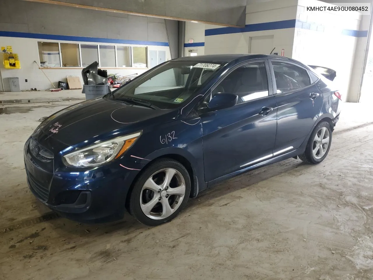 2016 Hyundai Accent Se VIN: KMHCT4AE9GU080452 Lot: 71709274