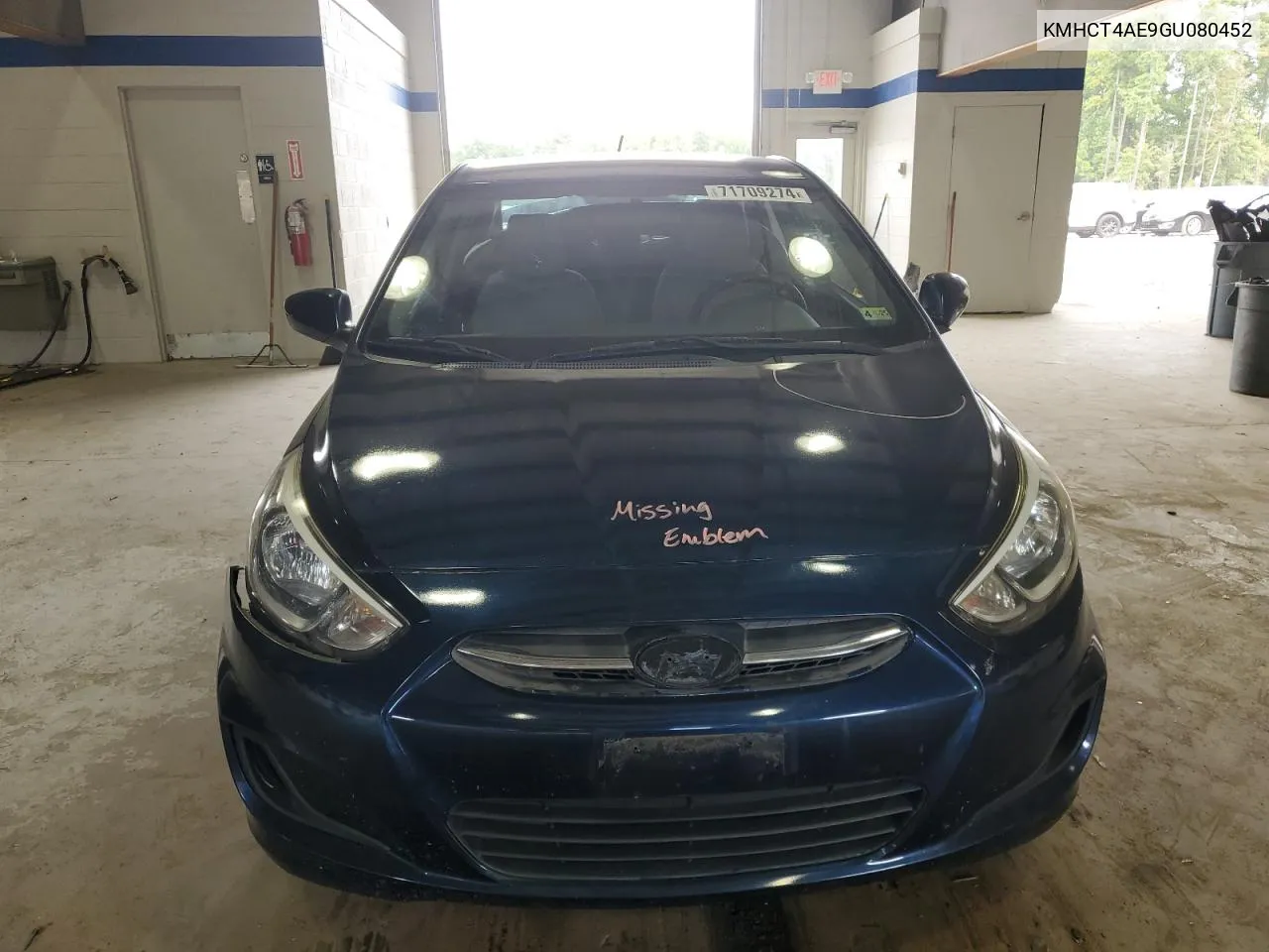 2016 Hyundai Accent Se VIN: KMHCT4AE9GU080452 Lot: 71709274